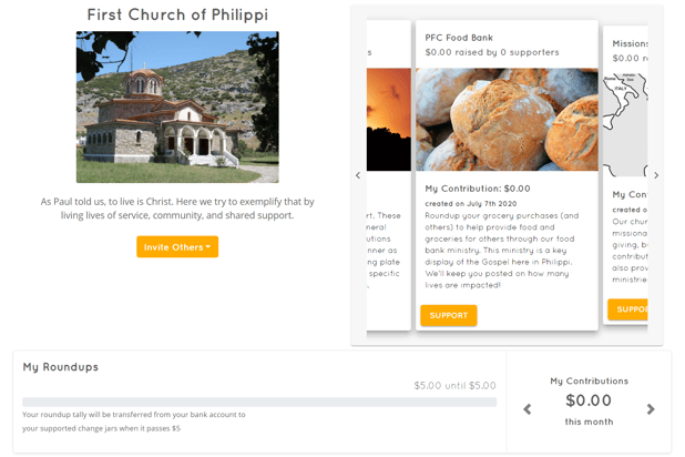 sixpence church community example